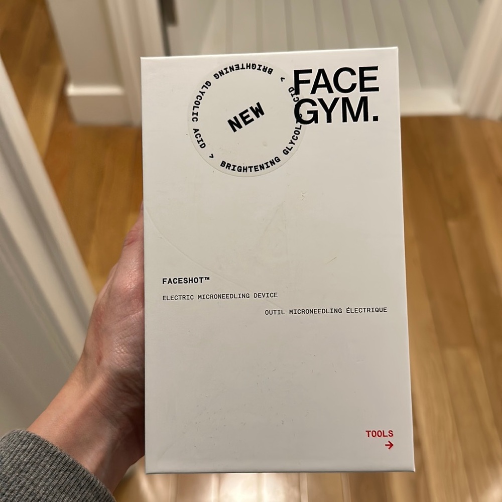FaceGym Face Shot Microneedling device